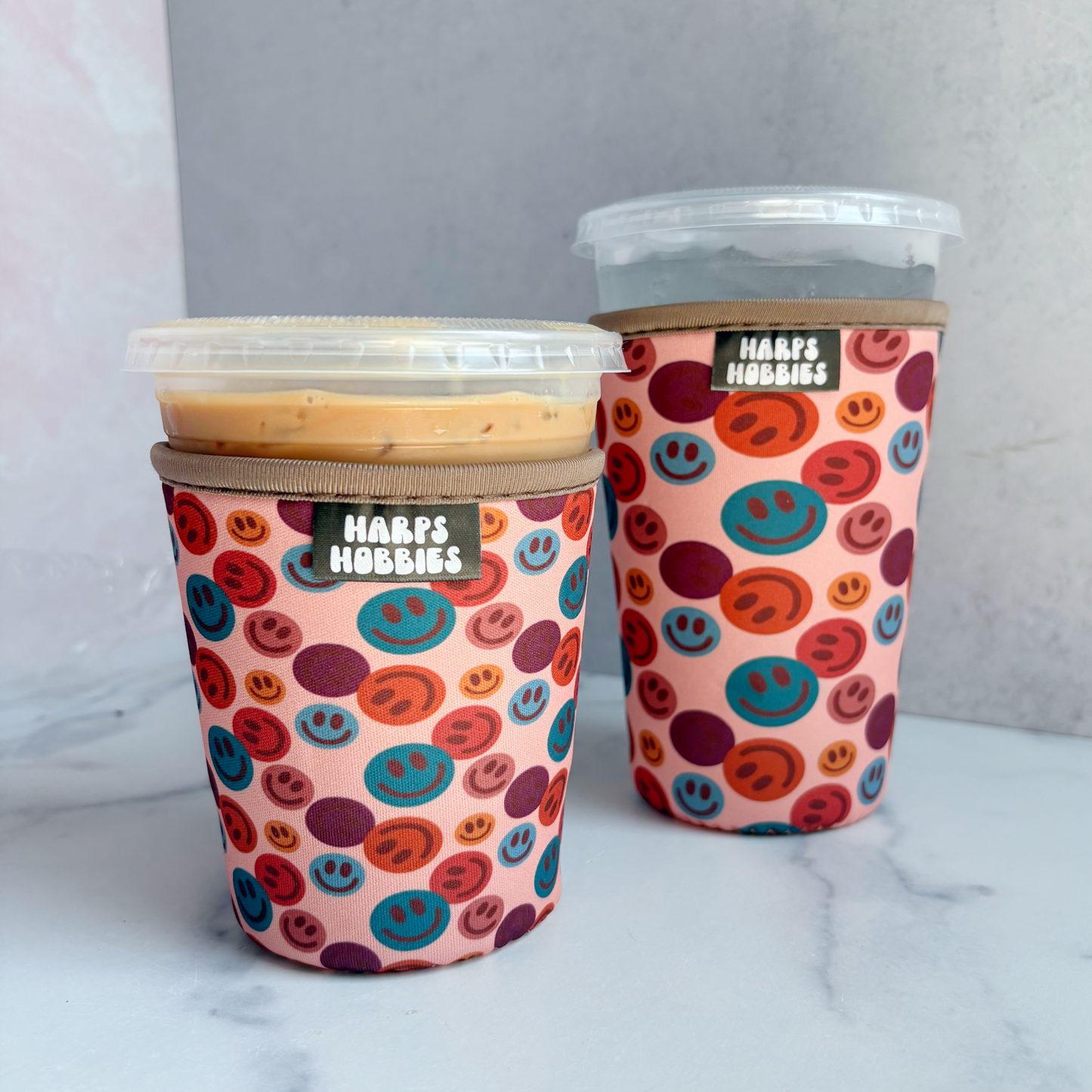 Boho Smileys Drink Sleeve (3 sizes)