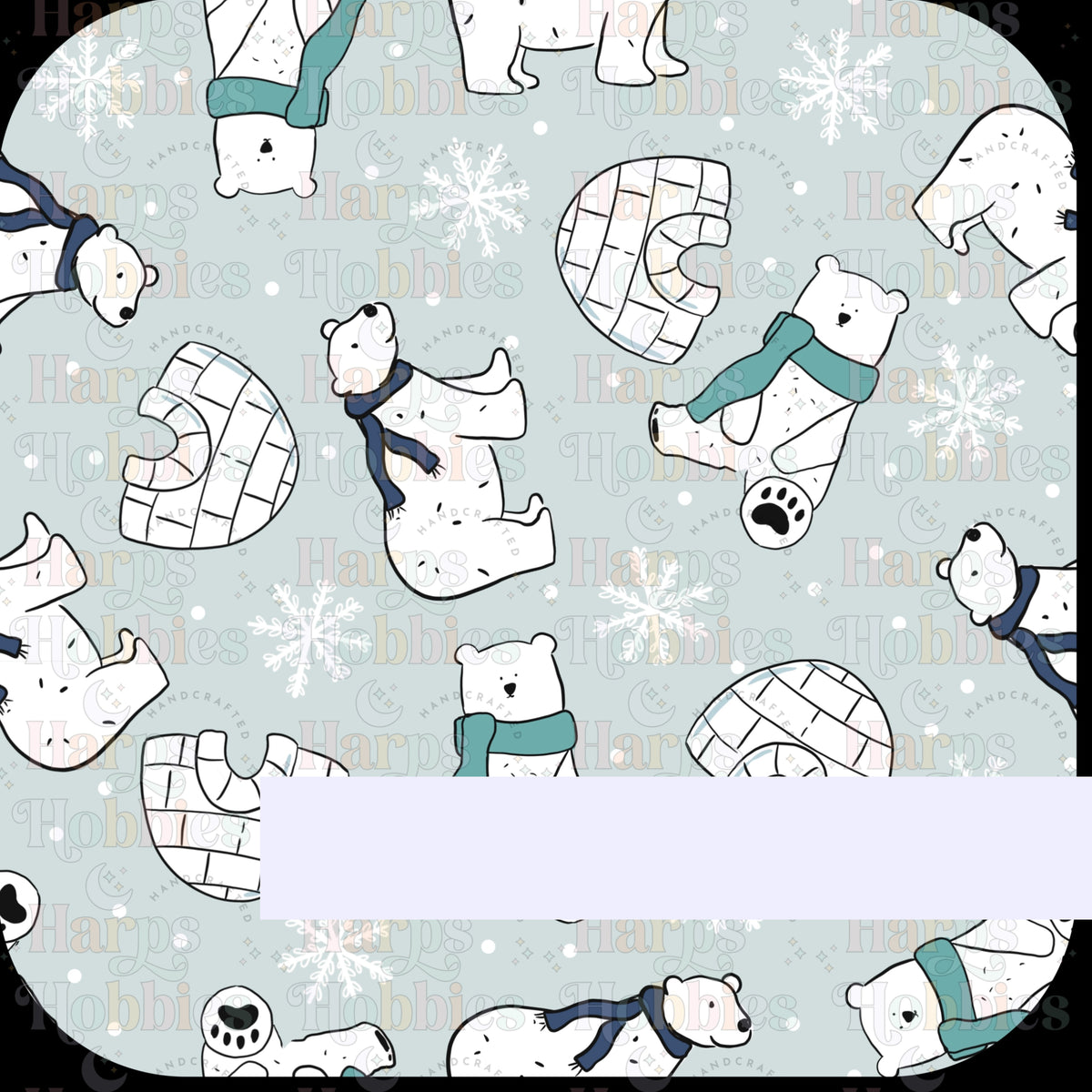 Polar Bears Scrunchie (Regular)