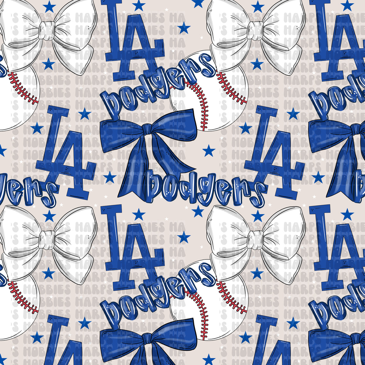 Dodgers Bows Headband