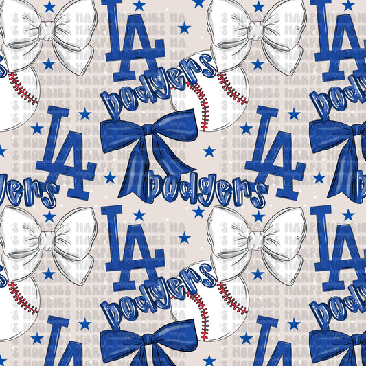 Dodgers Bows Headband
