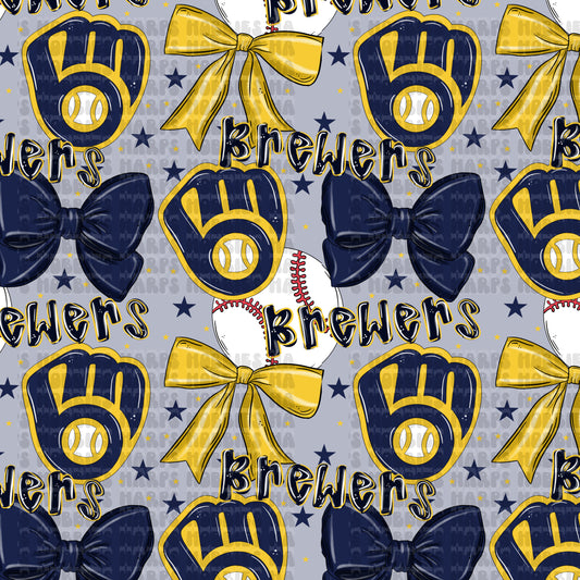 Brewers Bows Headband