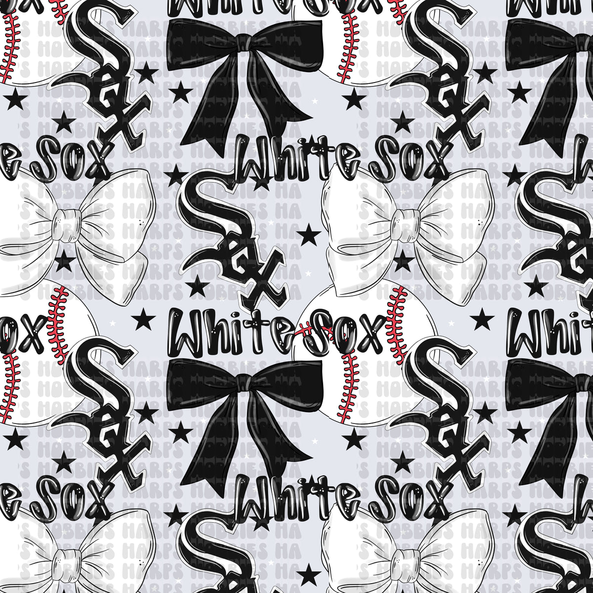 White Sox Bows Headband
