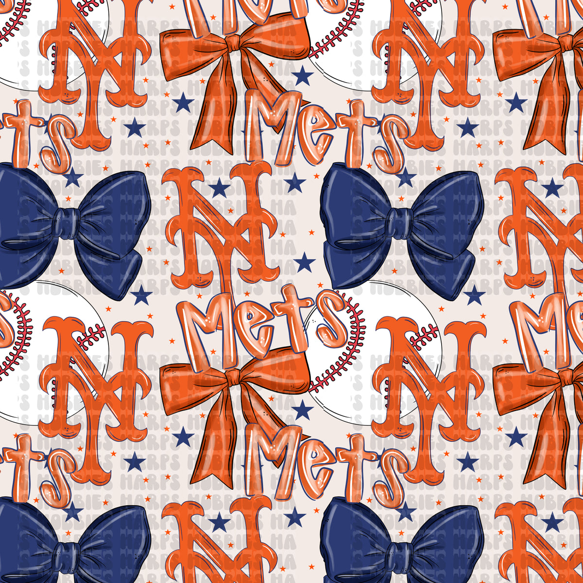 Mets Bows Headband
