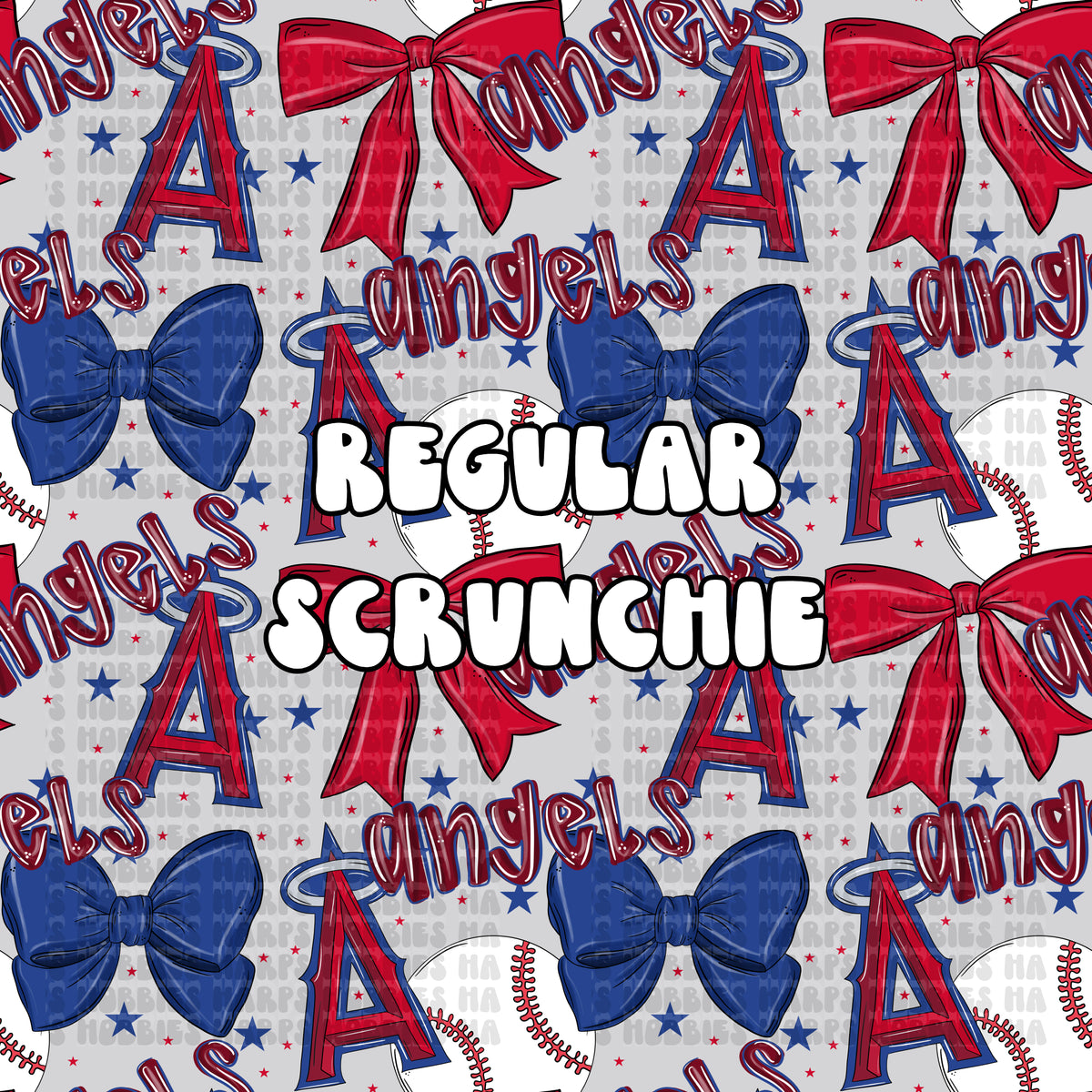 Angels Bow Scrunchie (Regular)