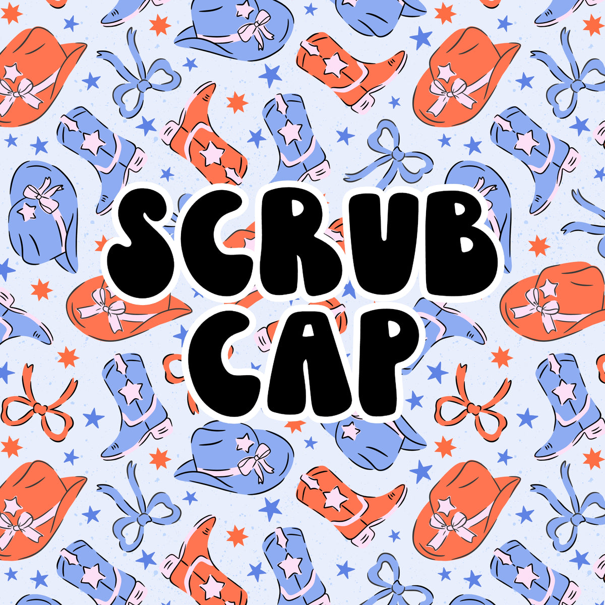 Western 4th Scrub Cap