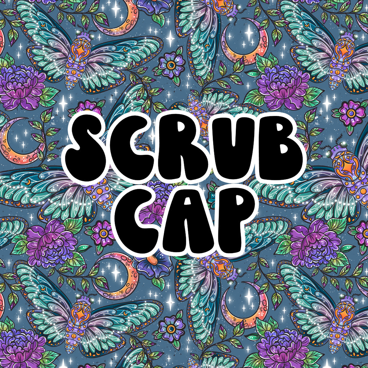 Cicadas Scrub Cap
