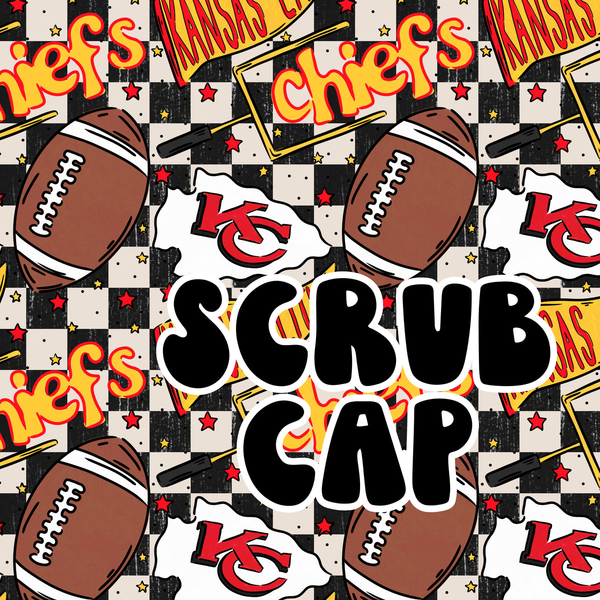 KS Chiefs Scrub Cap