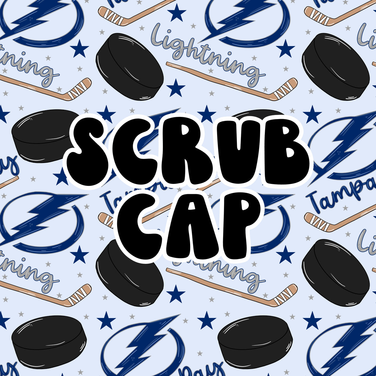 Lightning Scrub Cap