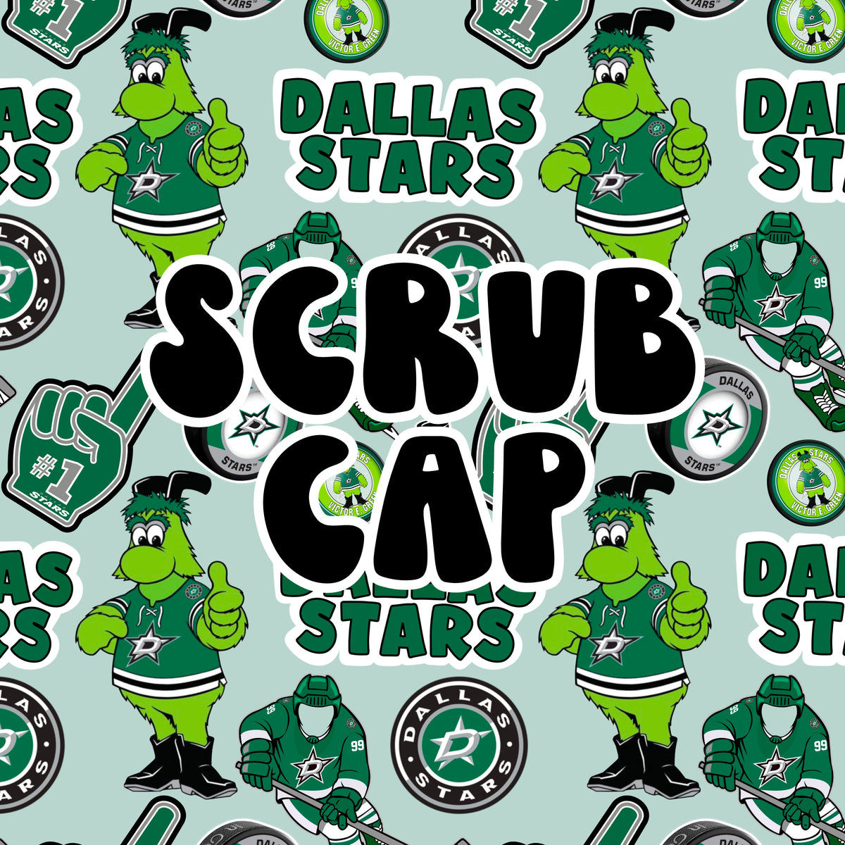 Dallas Stars Scrub Cap