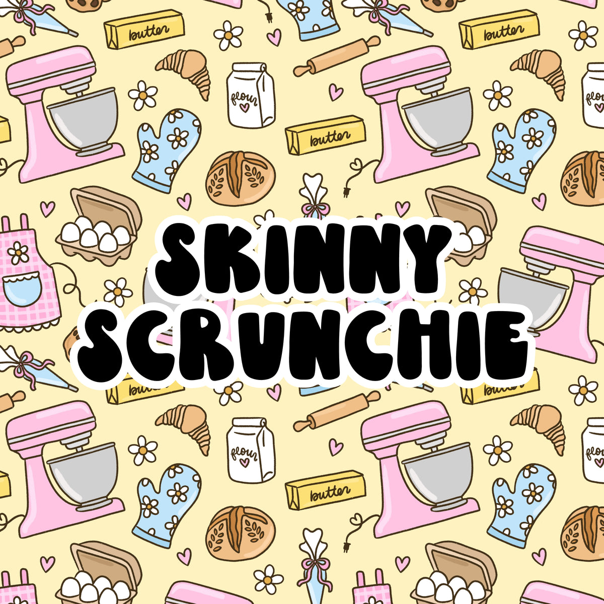 Baking Doodles Scrunchie (Skinny)