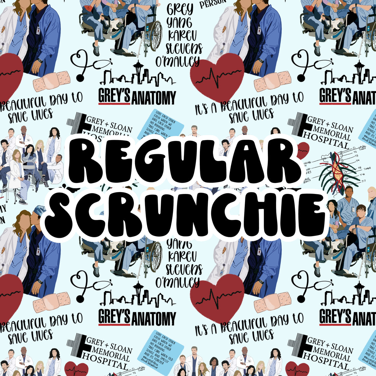 Grey's Anatomy Scrunchie (Regular)
