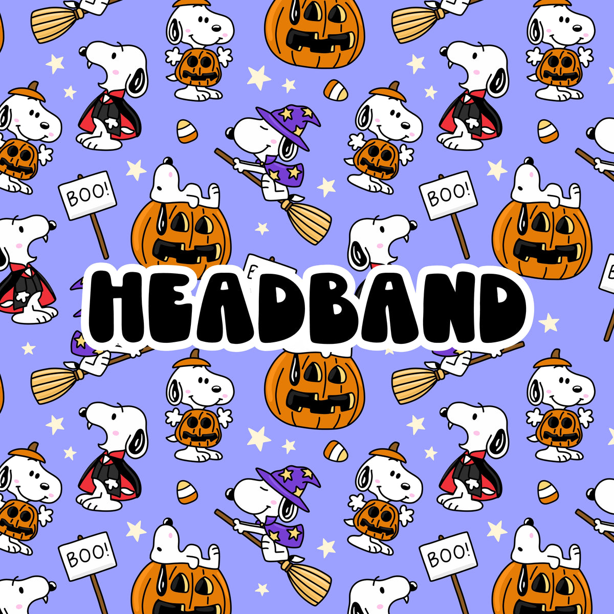 Snoopy Halloween Headband