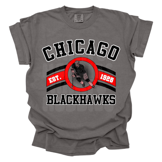 Chicago Blackhawks Varsity PRE ORDER (tshirt/sweatshirt)