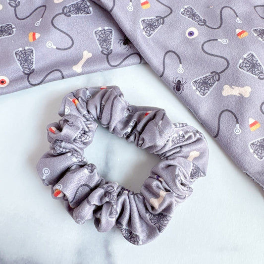 Spooky Stethoscopes Scrunchie (Skinny)