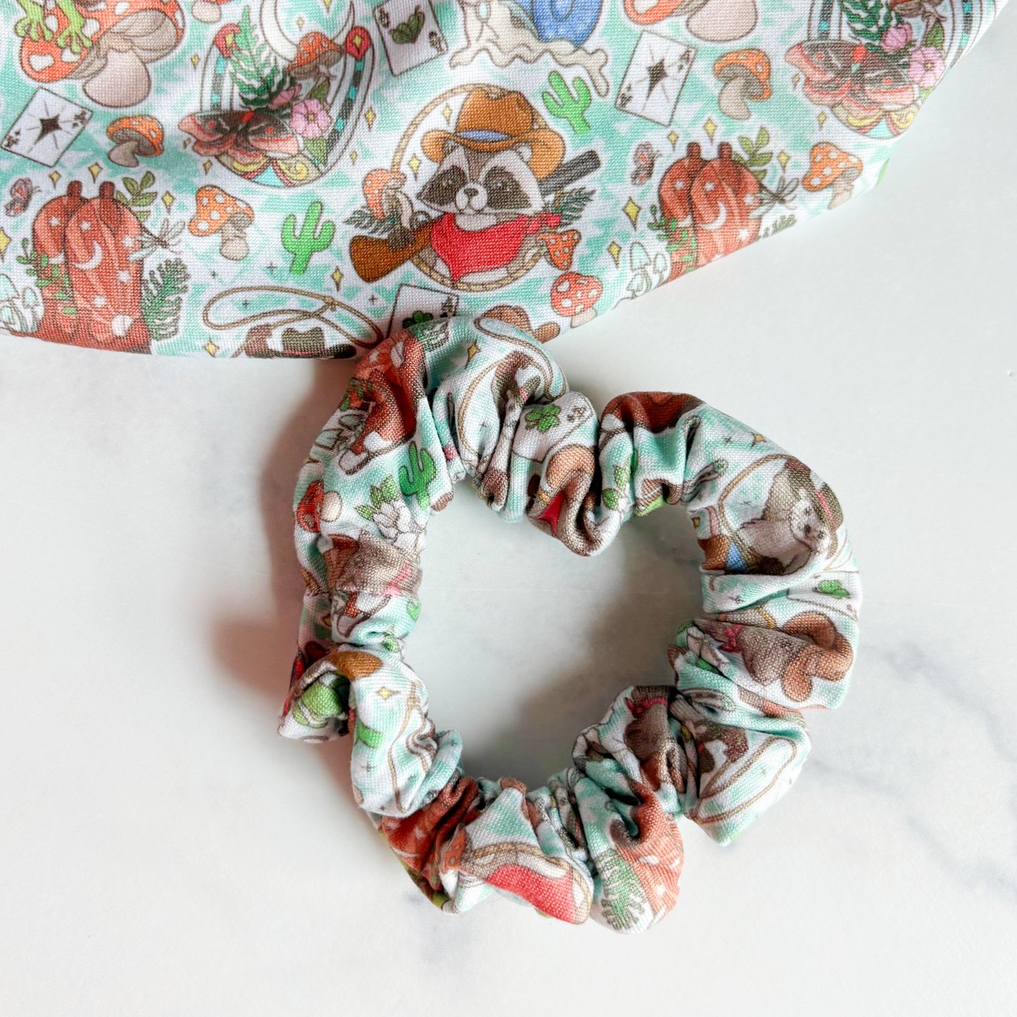 Cowboy Critters Scrunchie (Skinny)