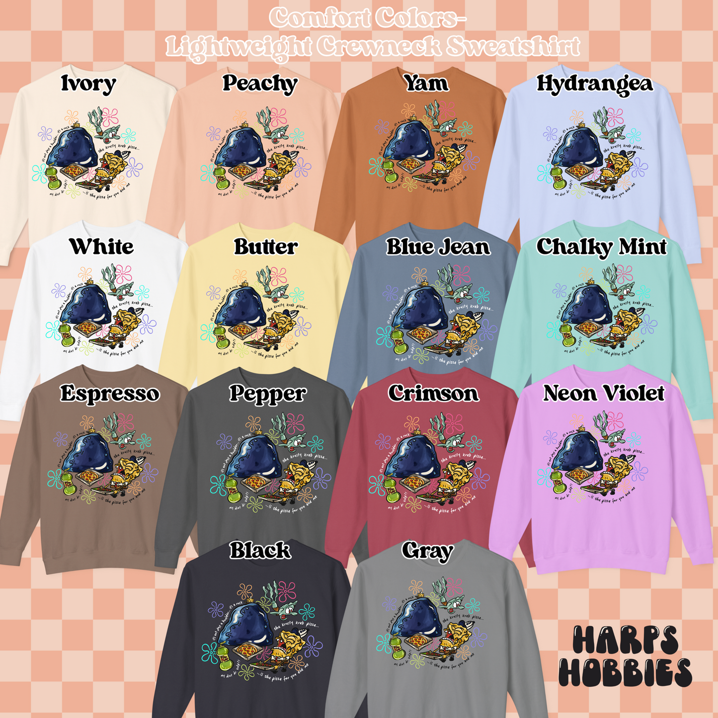 Krusty Krab Pizza (tshirt/sweatshirt)