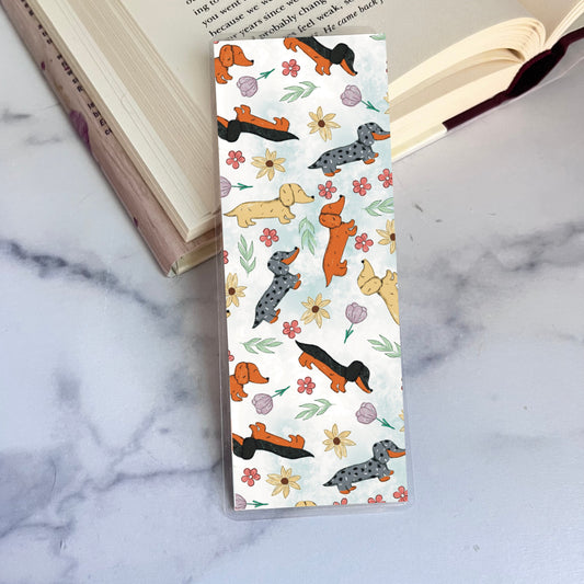 Spring Dachshunds Bookmark