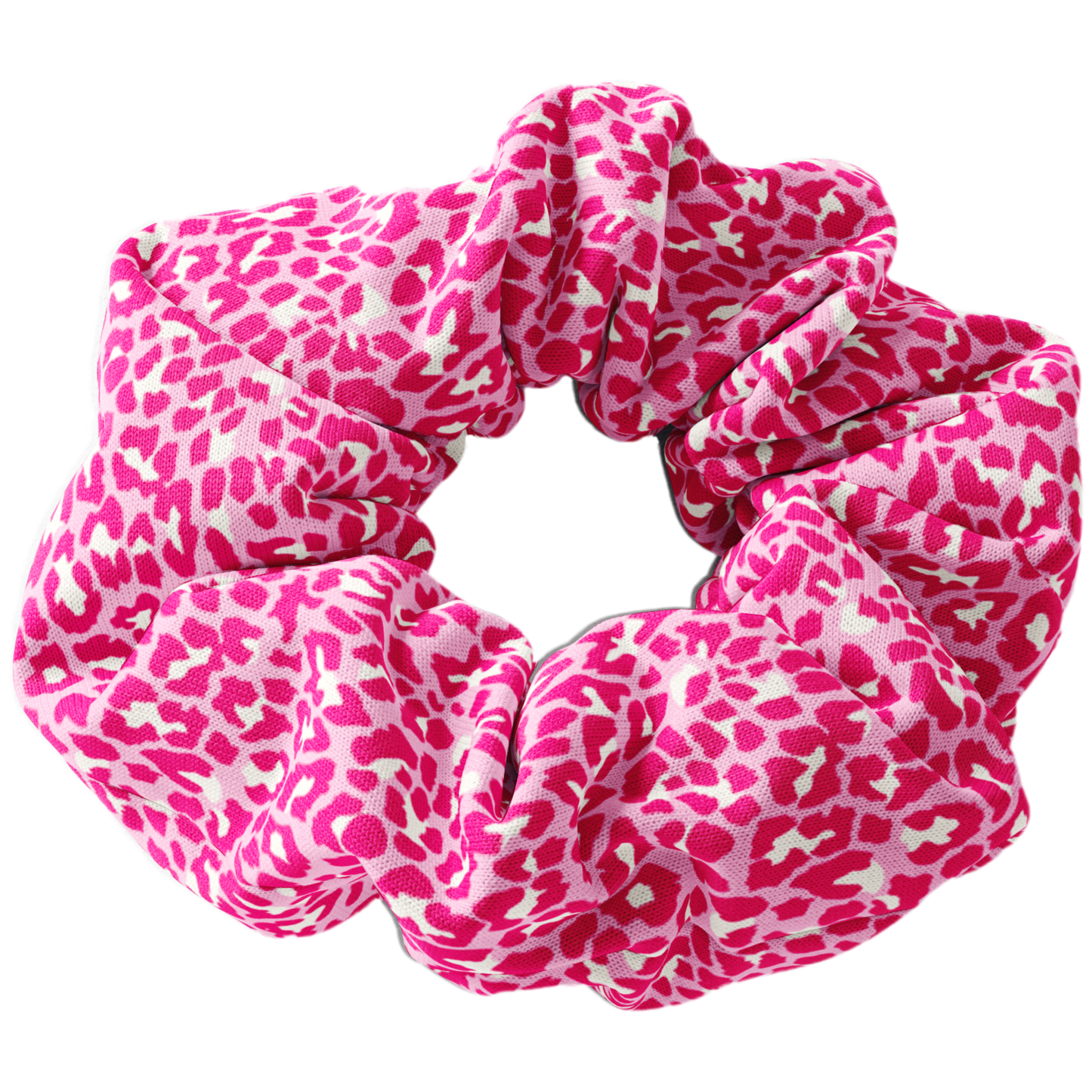 Bold Pink Cheetah Scrunchie