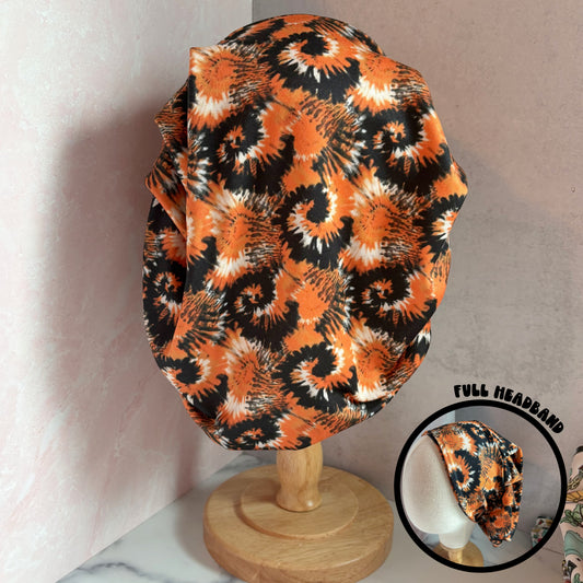 Halloween Tie Dye Scrub Hat
