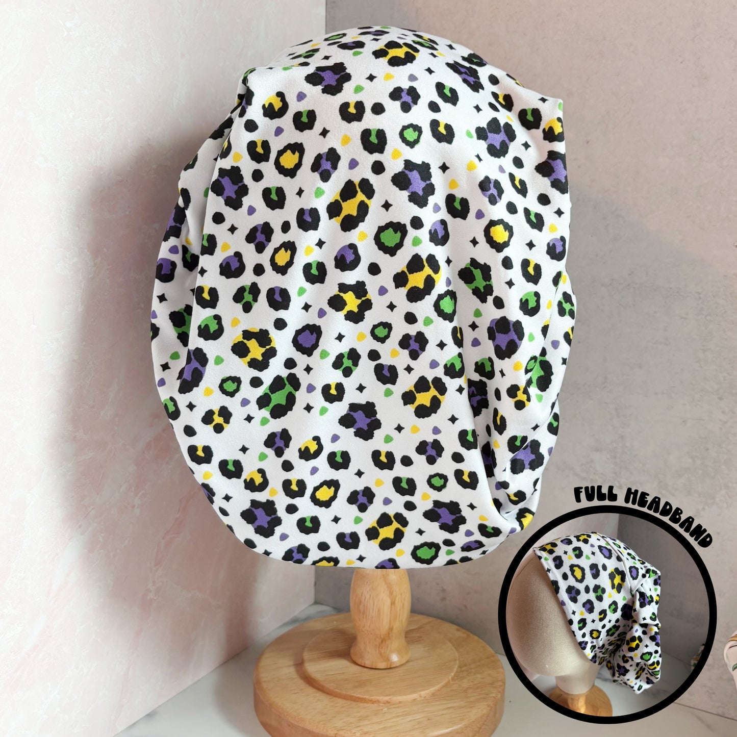 Mardi Leopard Scrub Hat