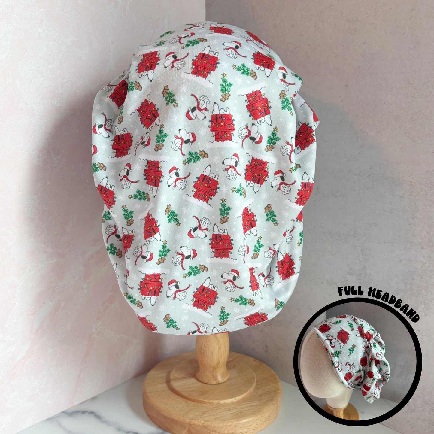 Christmas Snoopy Scrub Hat