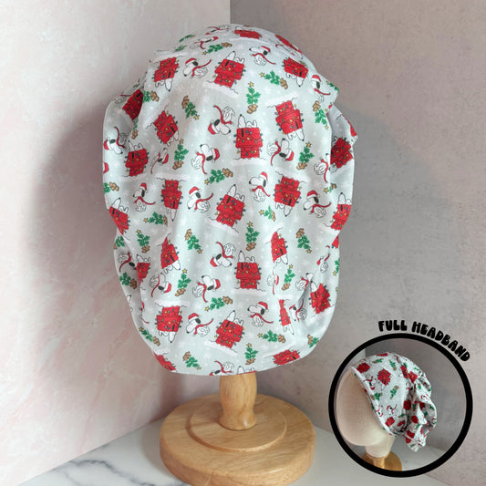 Christmas Snoopy Scrub Hat