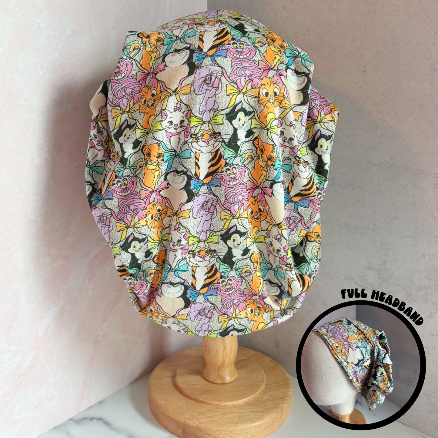 Bow Kitties Scrub Hat