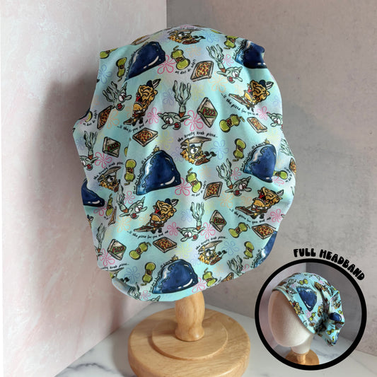 Krusty Krab Pizza Scrub Hat