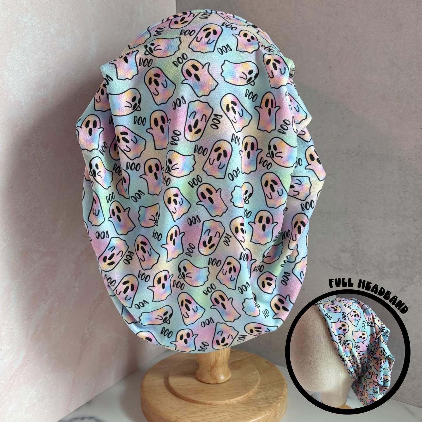 Neon Ghosts Scrub Hat