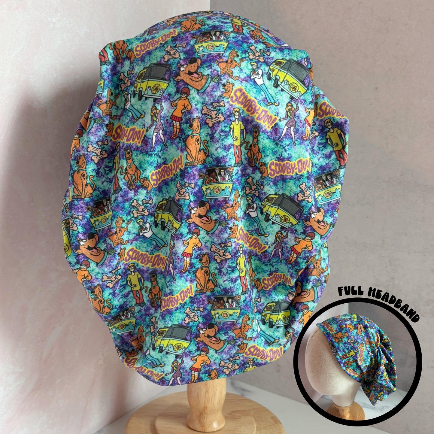 Tie Dye Scoob Scrub Hat