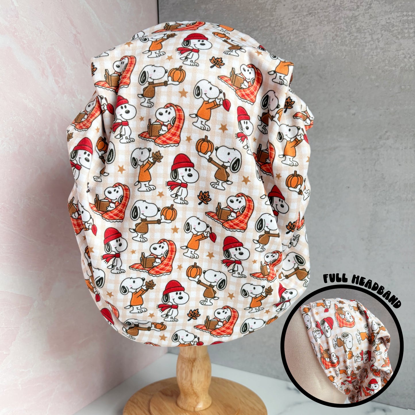 Snoopy Fall Scrub Hat