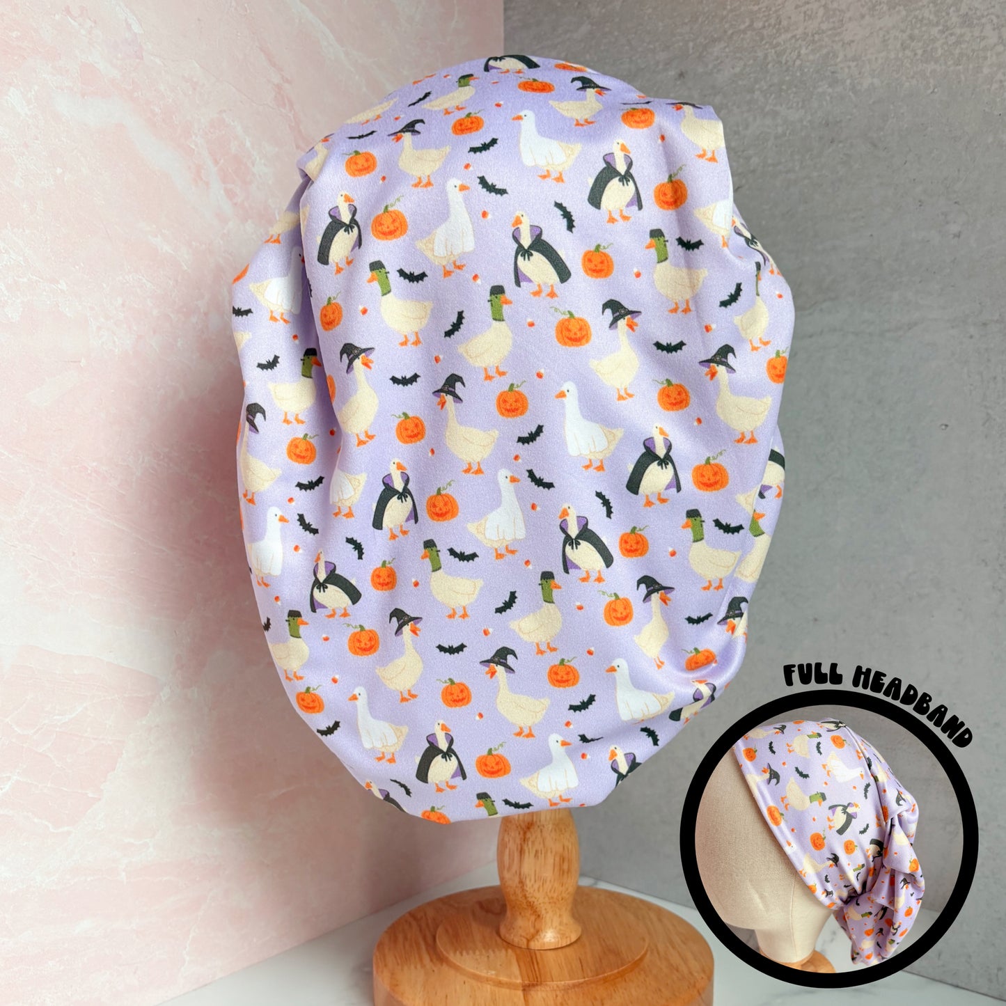 Spooky Geese Scrub Hat