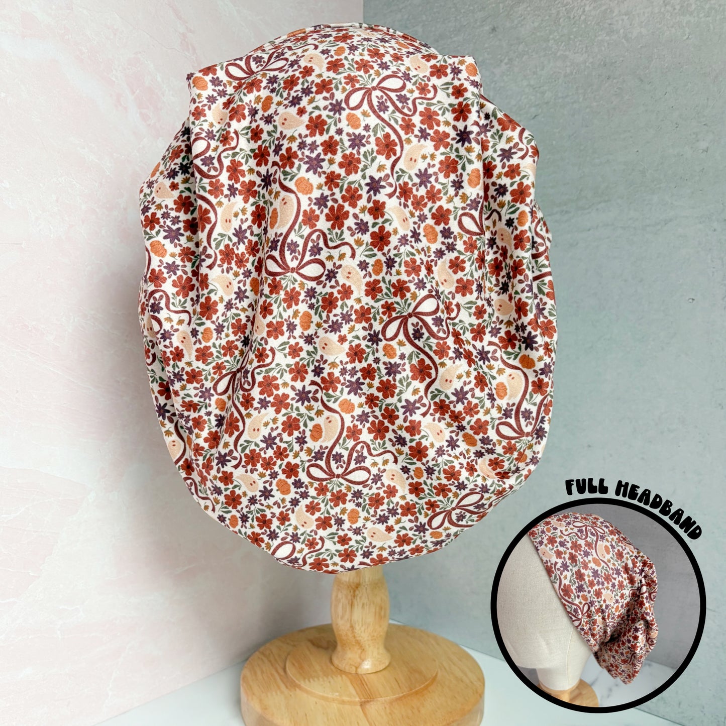 Boo Bows Scrub Hat