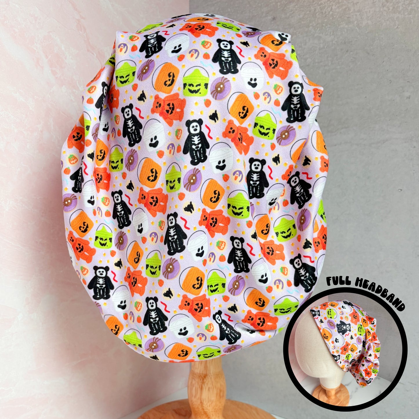 90s Halloween Scrub Hat