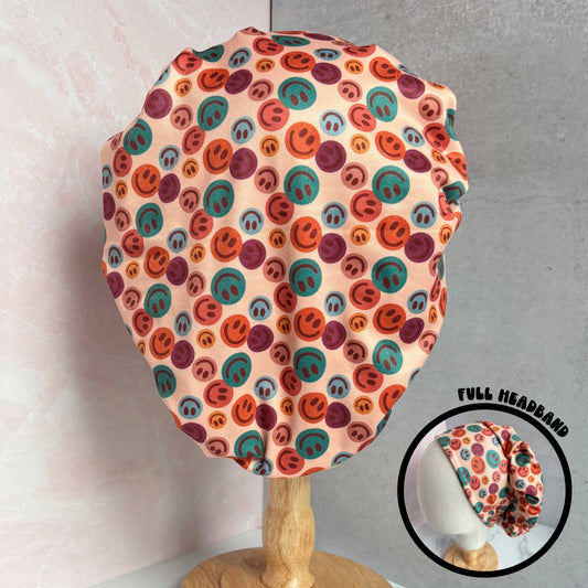 Fall Smileys Scrub Hat