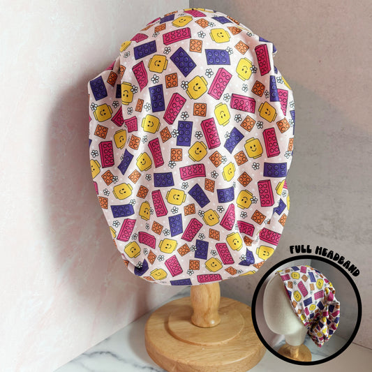 Girly Blocks Scrub Hat
