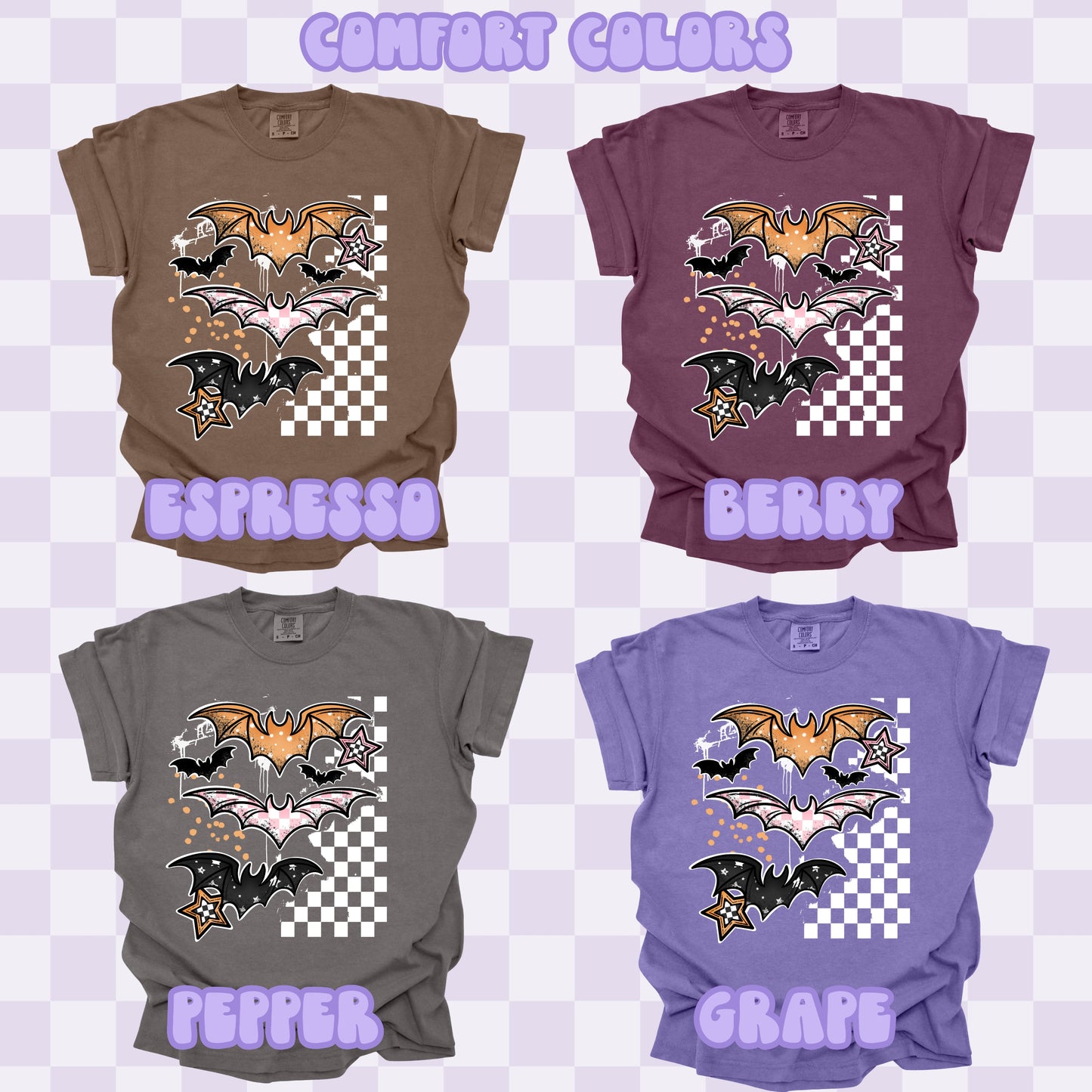 Checkered Bats Tshirt/Sweatshirt
