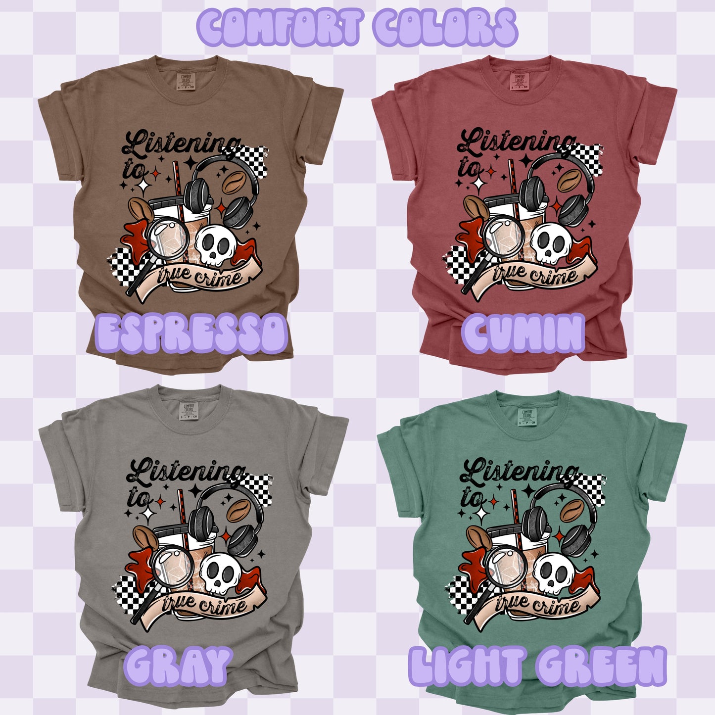 Listening to True Crime Tshirt/Sweatshirt
