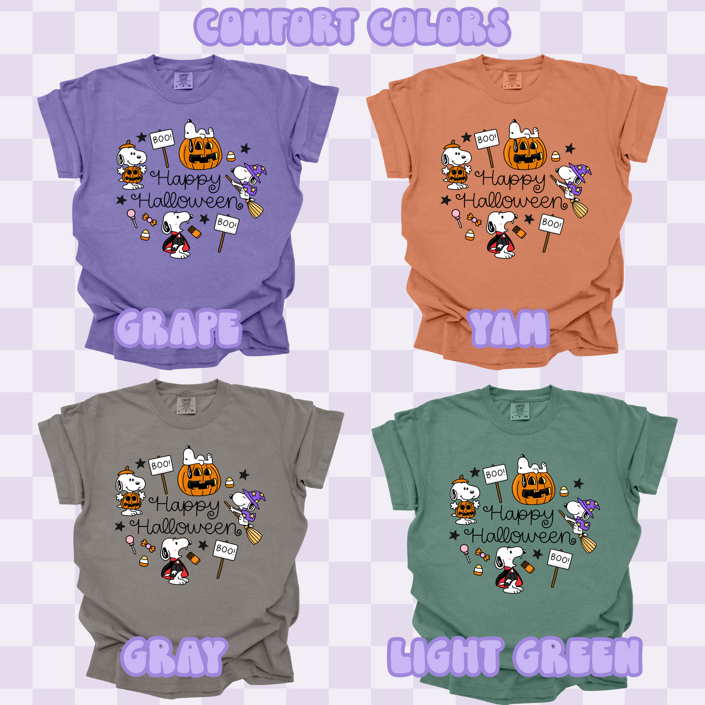 Snoopy Halloween Tshirt/Sweatshirt/Long Sleeve