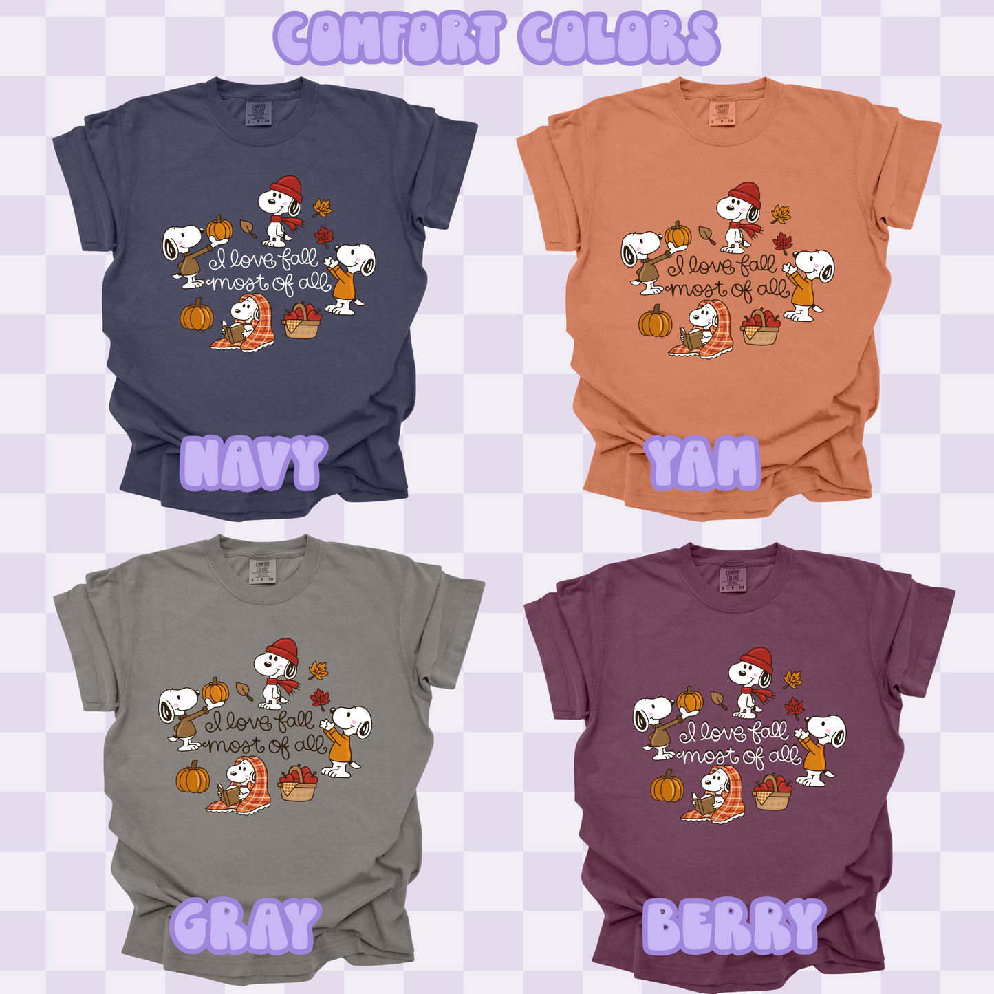 I love Fall Most of All Tshirt/Sweatshirt/Long Sleeve