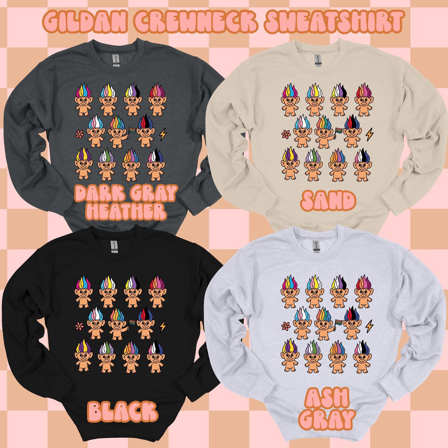 Pride Trolls Tshirt/Sweatshirt