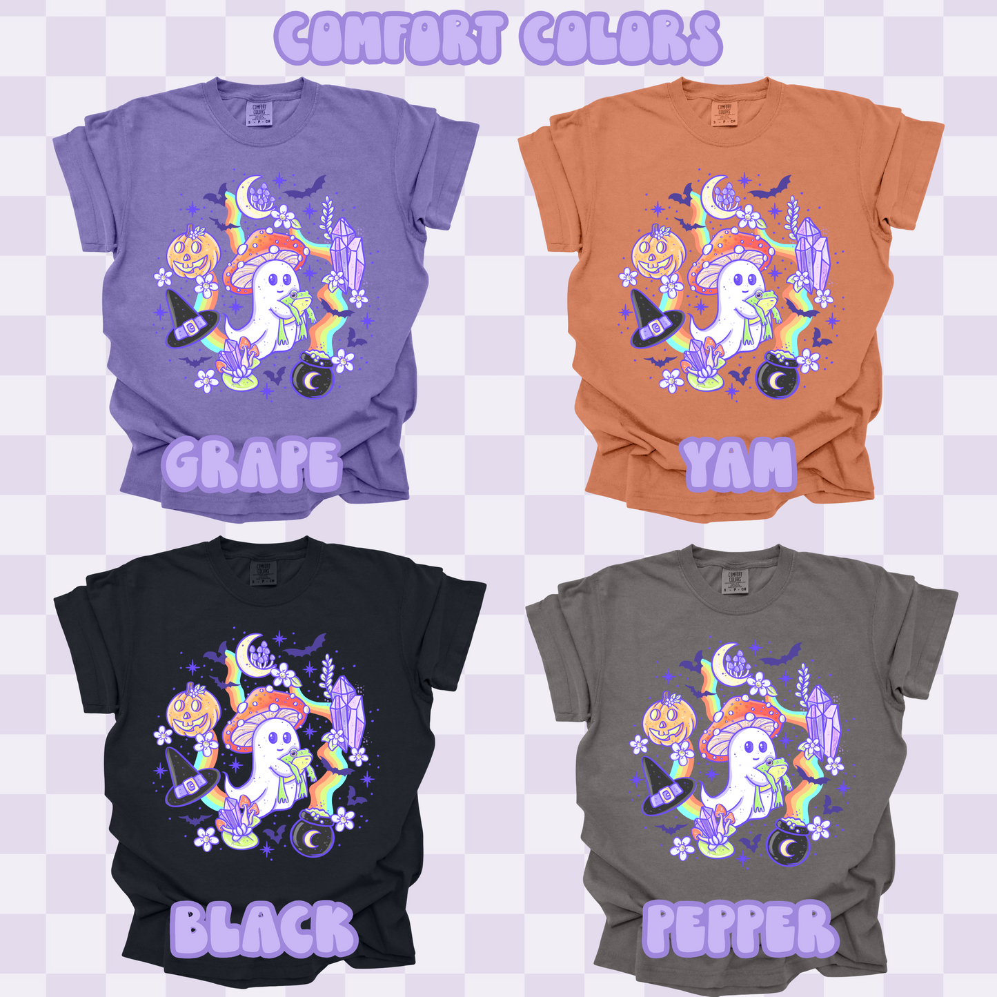 Ghost with Frog Tshirt/Sweatshirt/Long Sleeve