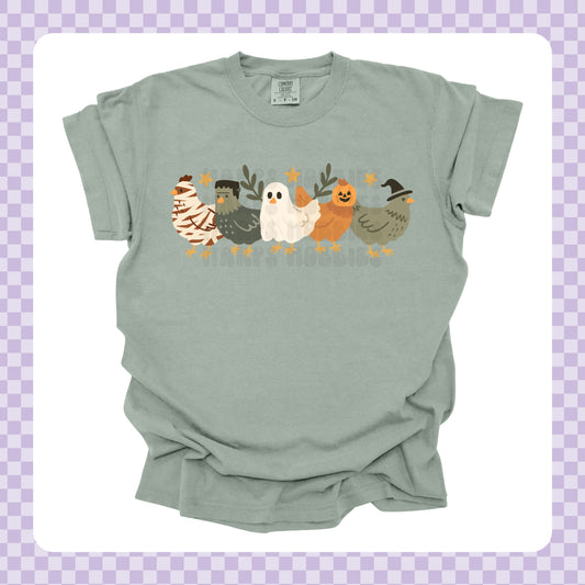 Spooky Chickens Tshirt/Sweatshirt/Long Sleeve