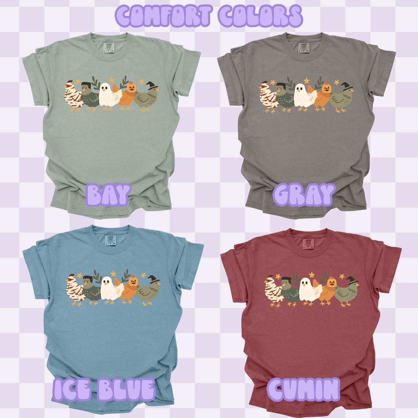 Spooky Chickens Tshirt/Sweatshirt/Long Sleeve