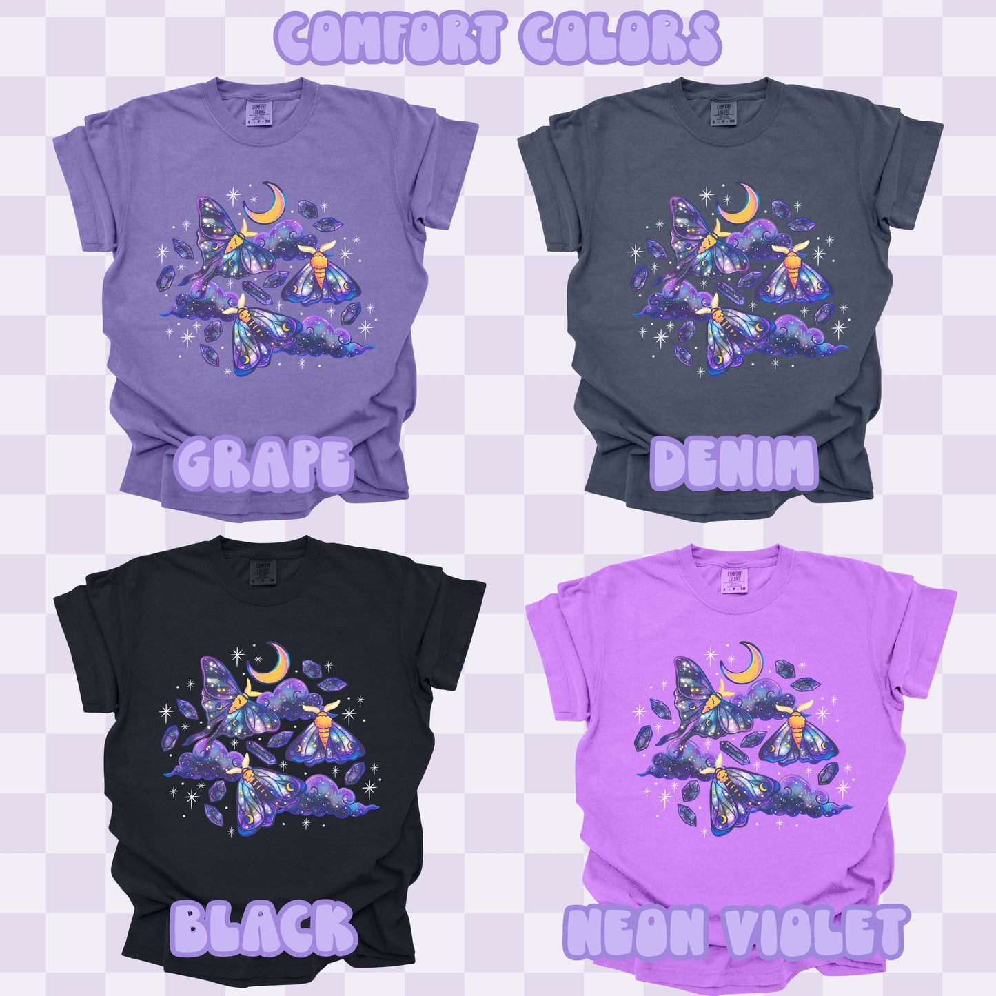 Galaxy Moths Tshirt/Sweatshirt