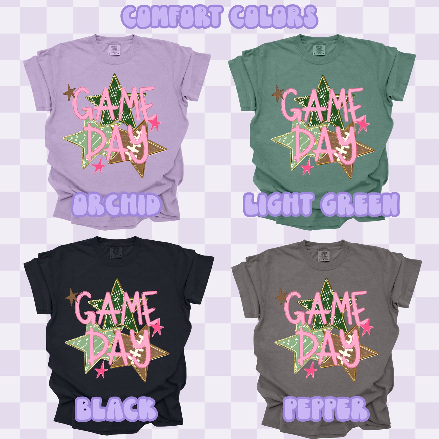 Game Day Stars Tshirt/Sweatshirt/Long Sleeve