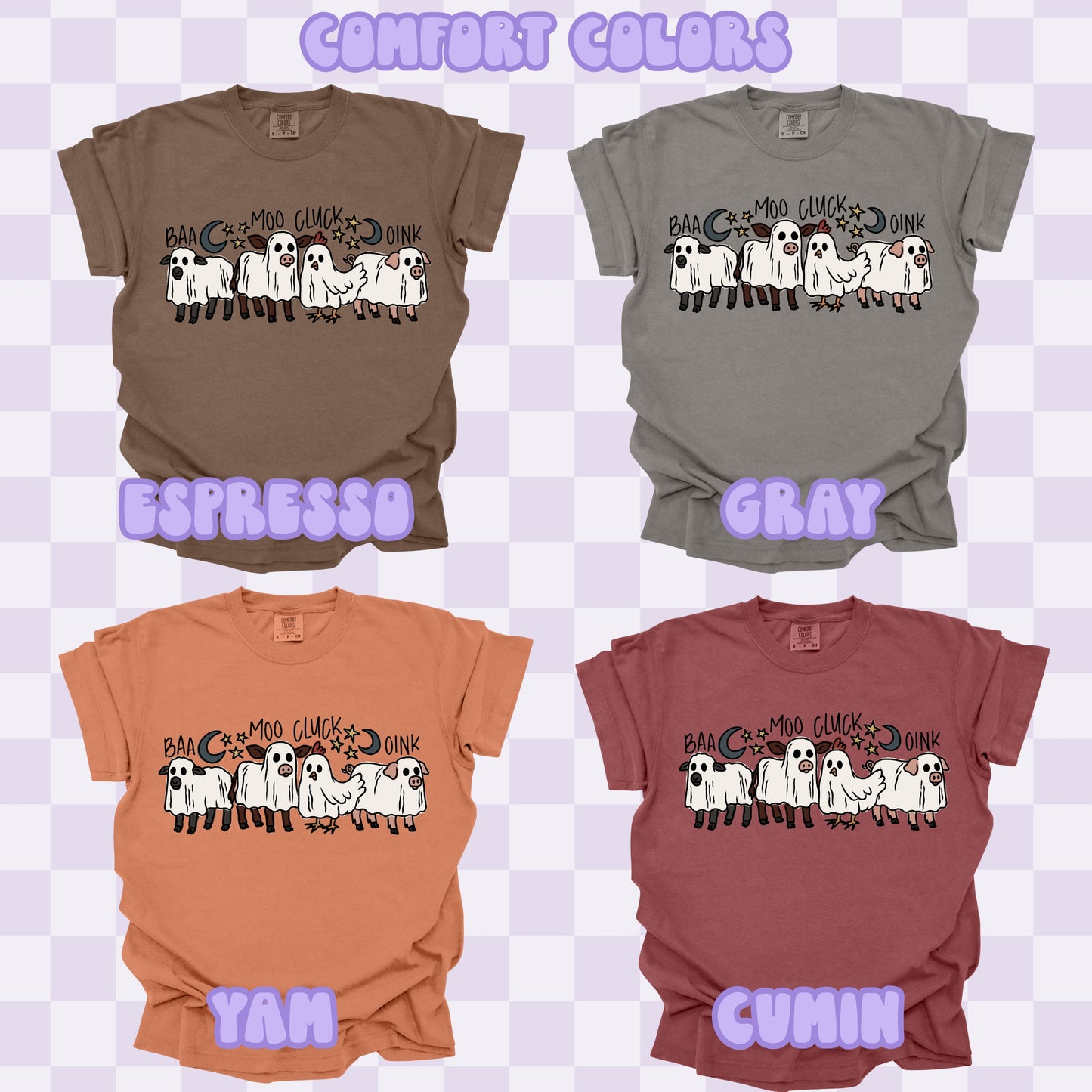 Ghost Farm Animals Tshirt/Sweatshirt/Long Sleeve