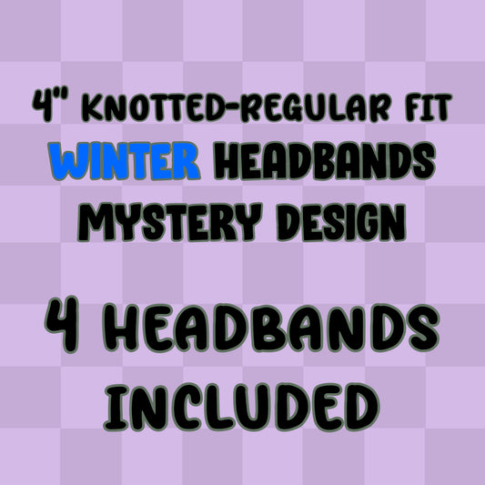 Winter Headband Mystery Design--4" knotted