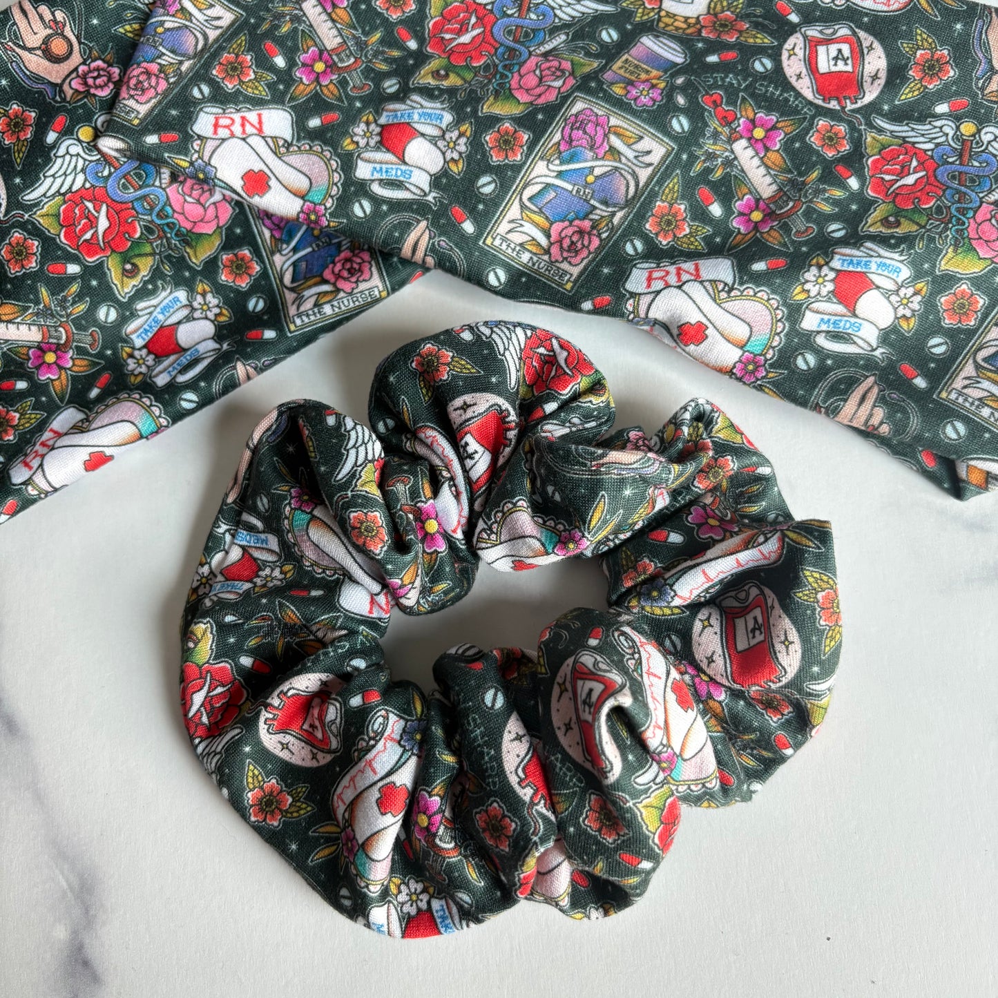 Nurse Tattoo Scrunchie (Regular)