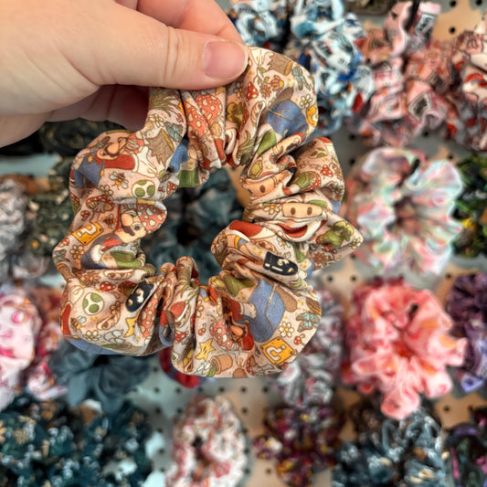 Mario Cottagecore Scrunchie
